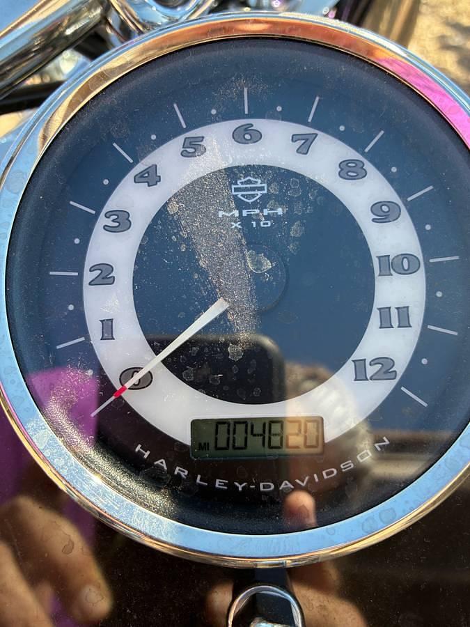 Used 2014 Harley Davidson Softtail Deluxe FLSTN ‘Hard Candy Voodoo Purple Flake