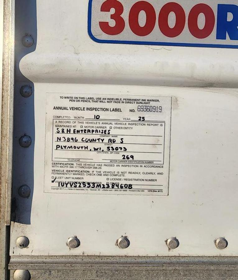 Used 2021 Utility 3000R Reefer Trailer