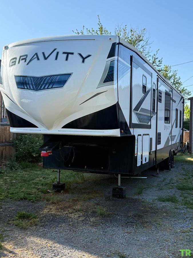 Used 2021 Heartland Gravity 3610 Fifth-Wheel Toy Hauler