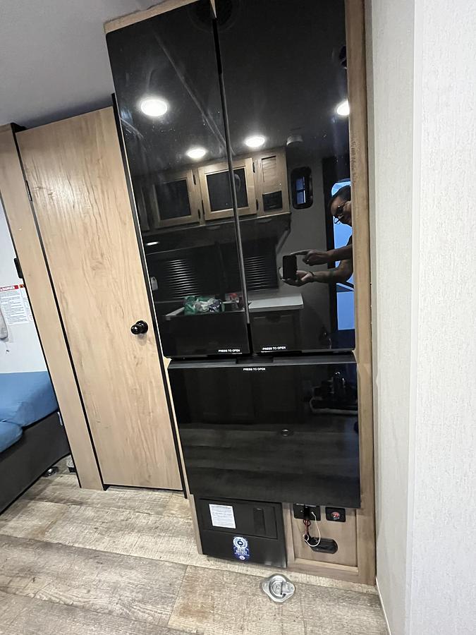 Used 2024 Forest River Cherokee Grey Wolf Black Label 22RRBL Travel Trailer Toy Hauler