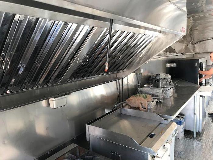 Used 2014 8ft x 24ft Kitchen Food Trailer