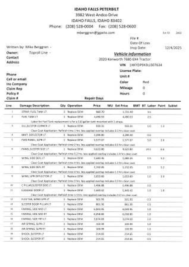 Used 2020 Kenworth T680
