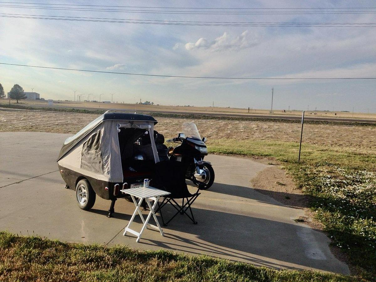 Used 1993 Honda Goldwing Aspencade 1500 GL and Time Out Trailer