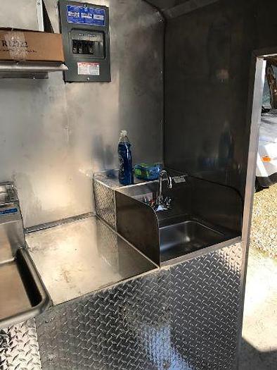 Used 2014 8ft x 24ft Kitchen Food Trailer