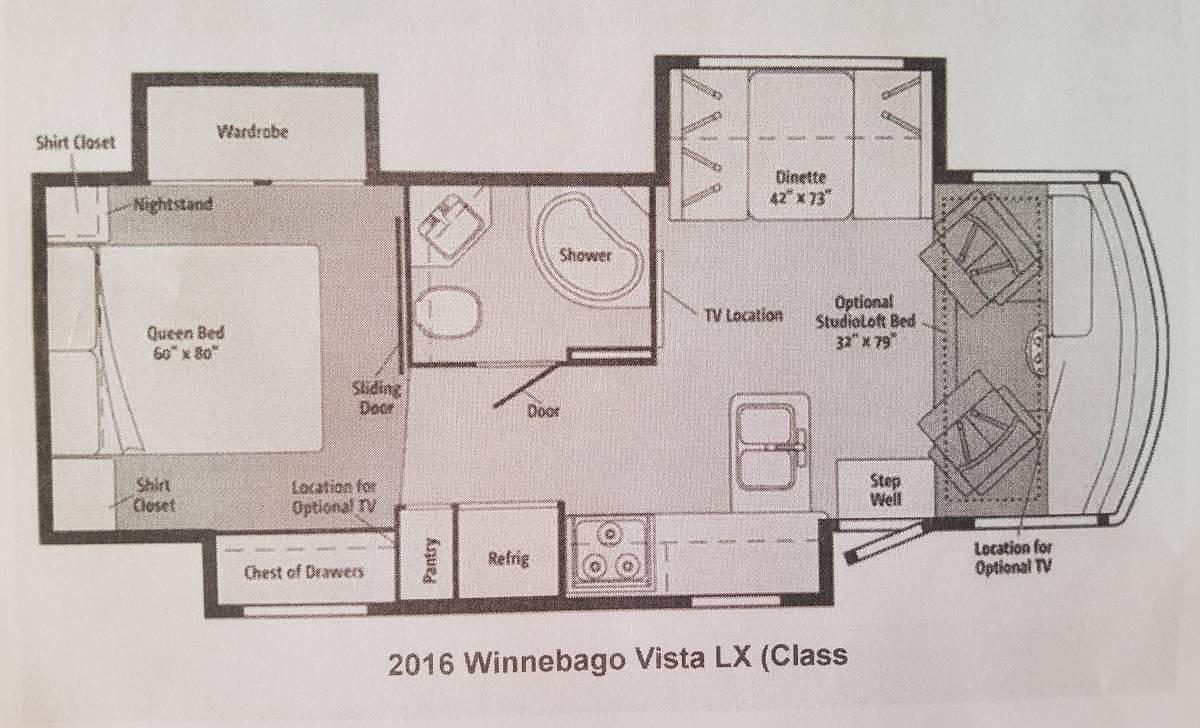 Used 2016 Winnebago Vista Lx 27 N