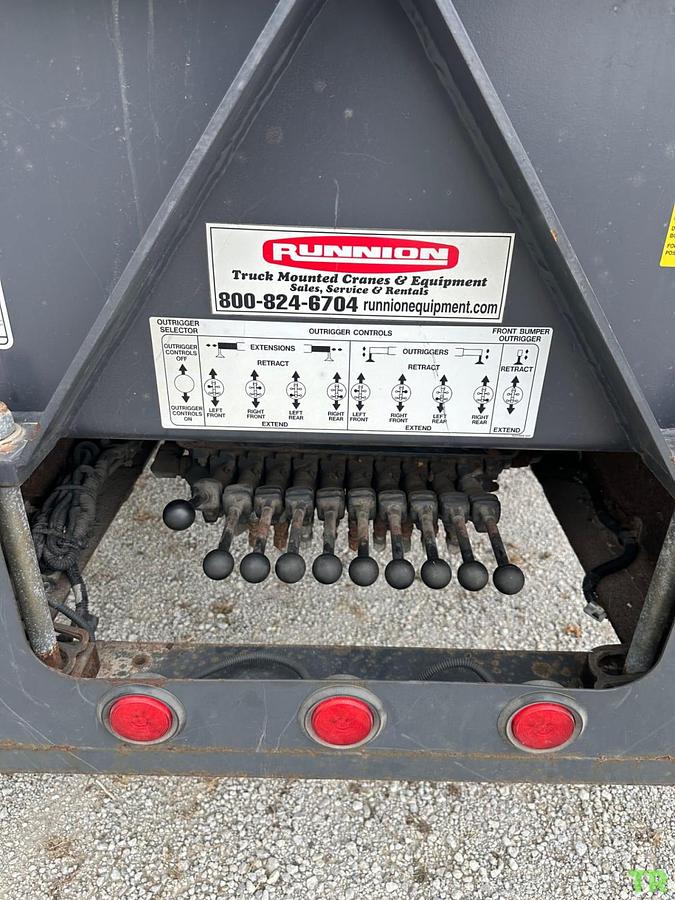 Used 2017 Manitex 22101S Mounted on Peterbilt 220 Boom Truck Crane