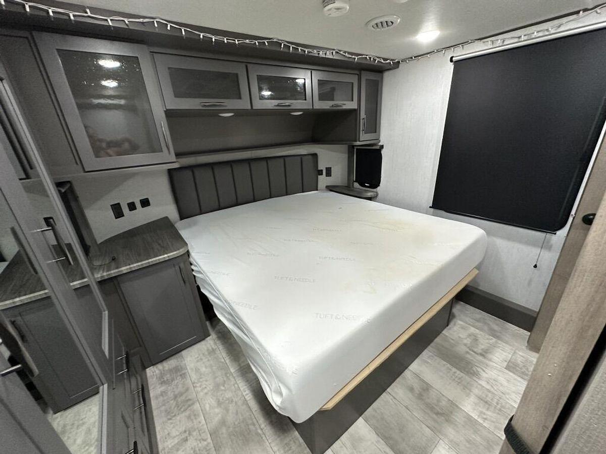 Used 2023 Grand Design Momentum M-395MS Fifth Wheel Toy Hauler