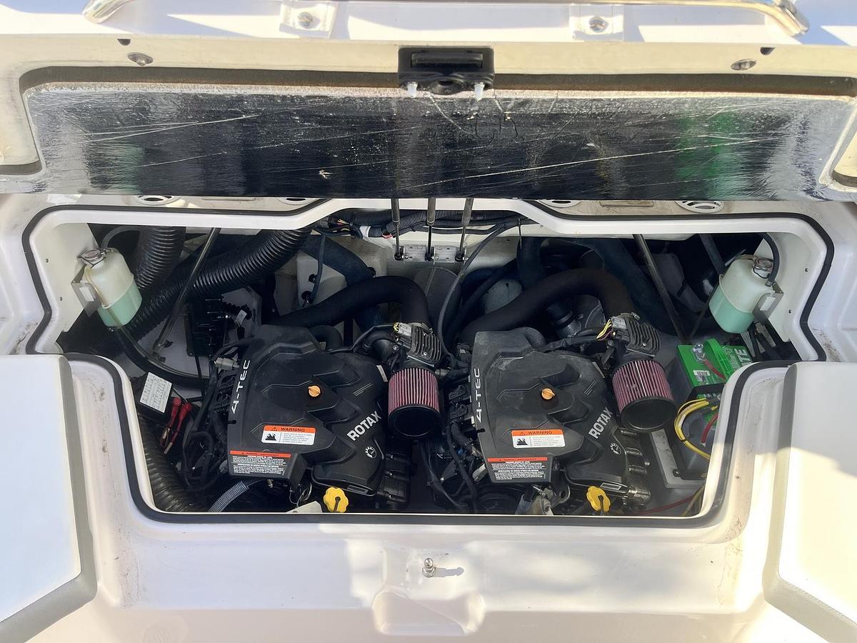 Used 2016 Scarab 215 Jet Boat with Monster Surf Tower and Bimini