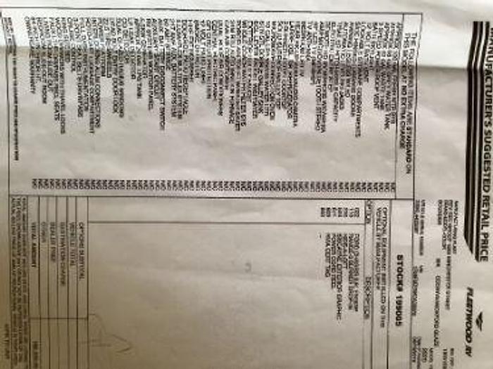 Used 2020 Fleetwood Bounder 35K