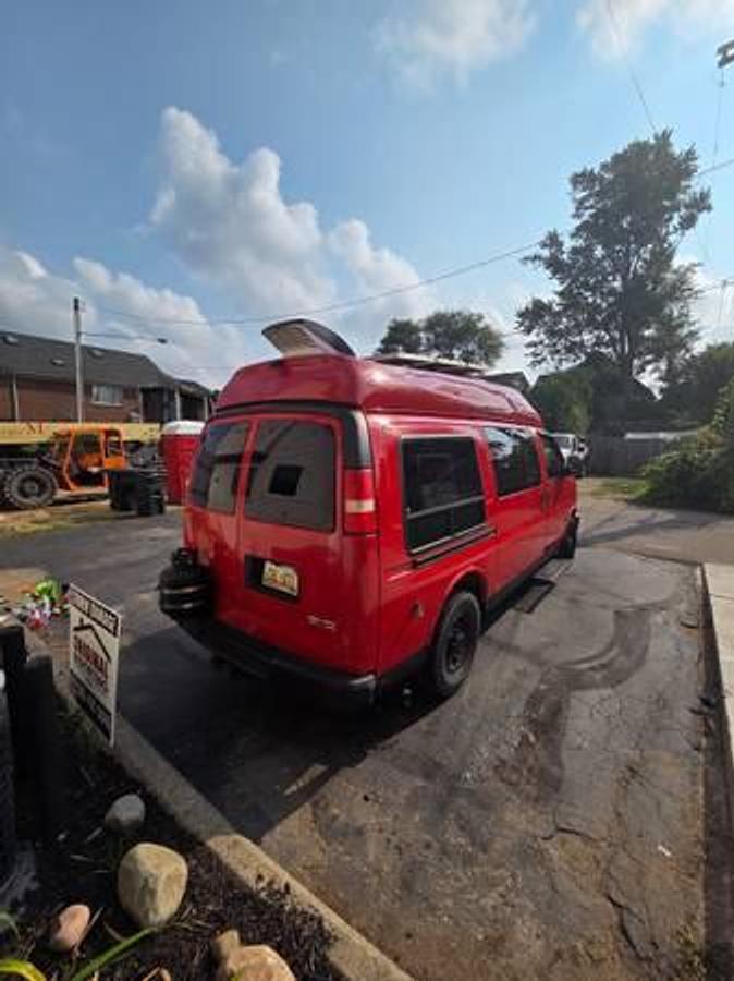 Used 2010 GMC Savana 2500 Custom Camper Van – Solar, Lithium Battery, Full Van Build