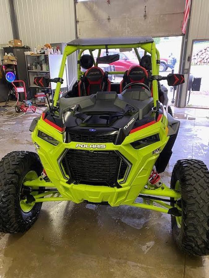 Used 2021 Polaris RZR Turbo S Lifted Lime
