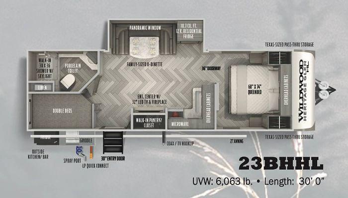 Used 2021 Forest River Wildwood Heritage Glen 23BHHL