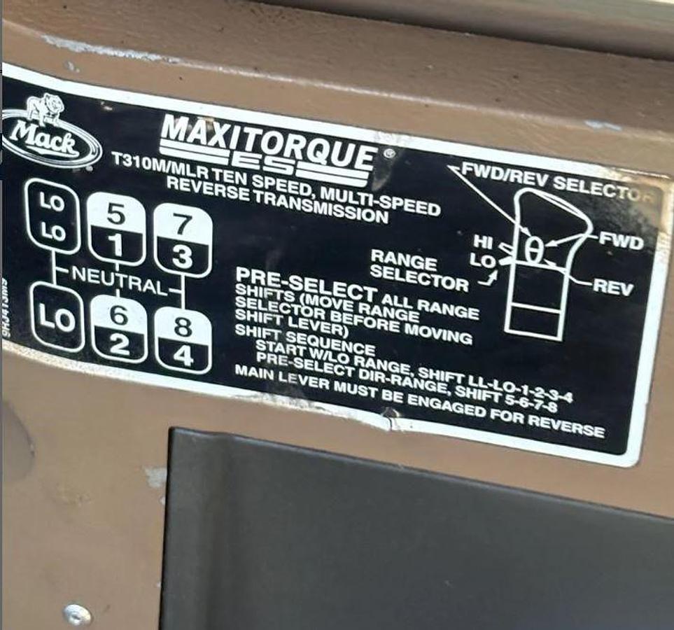 Used 2009 Mack Granite GU813 Grapple Truck