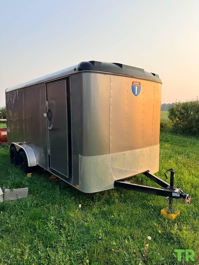 Used 2023 Interstate Victory 7x16 Enclosed Cargo Trailer | Tandem Axle | Like New | Fully Equipped