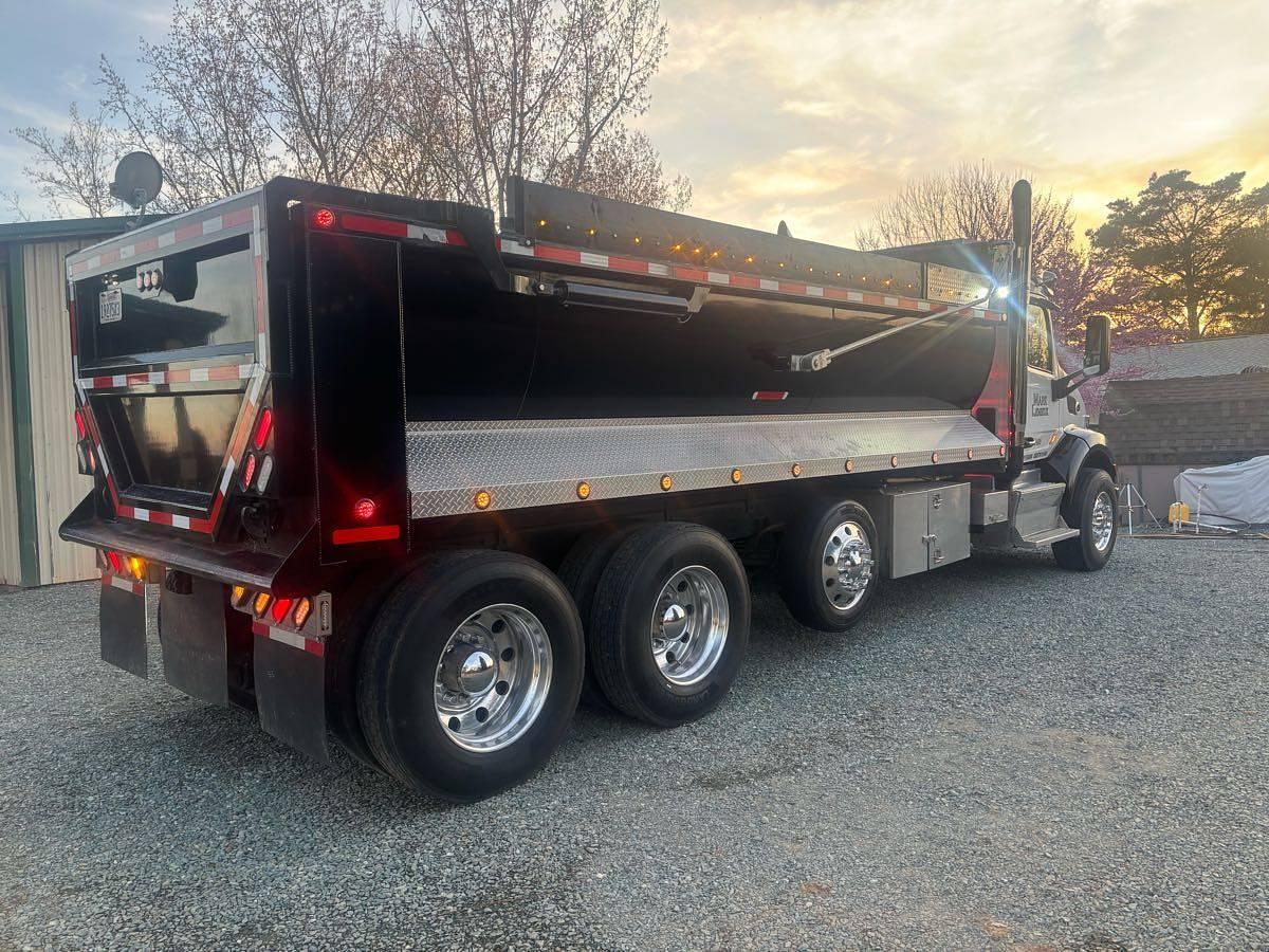 Used 2018 Peterbilt 579 Four Axle Dump Truck