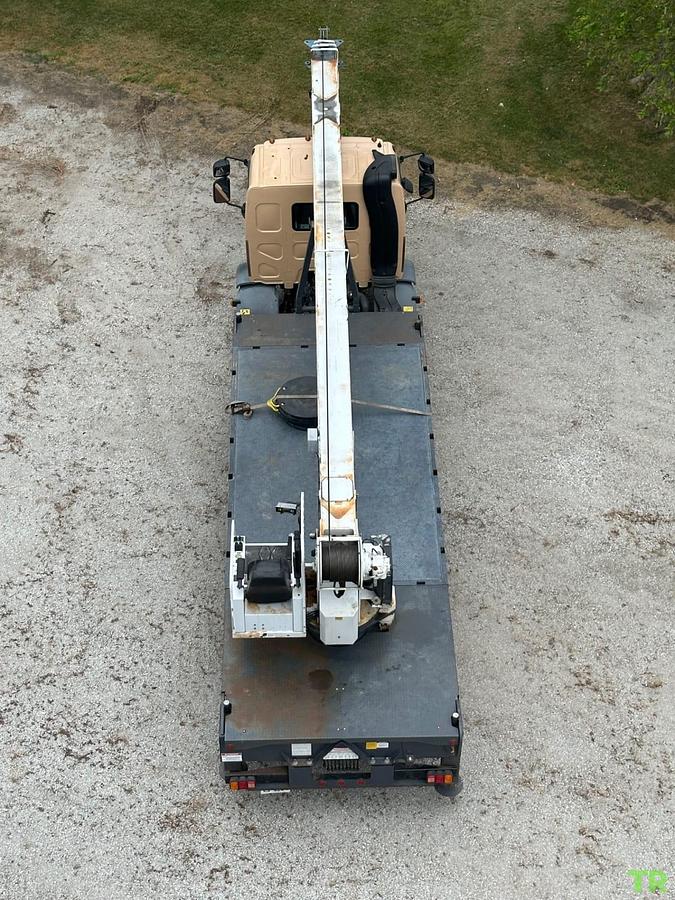 Used 2017 Manitex 22101S Mounted on Peterbilt 220 Boom Truck Crane
