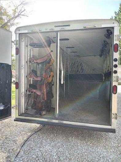 Used 2016 Bison Premier 4 Horse Trailer with Living Quarters