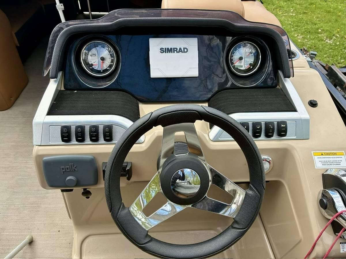 Used 2020 Aqua Patio Tritoon Boat