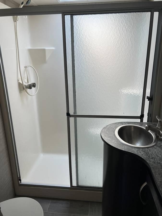 Used 2017 Dutchman Voltage Triton 3551 Fifth Wheel Toy Hauler