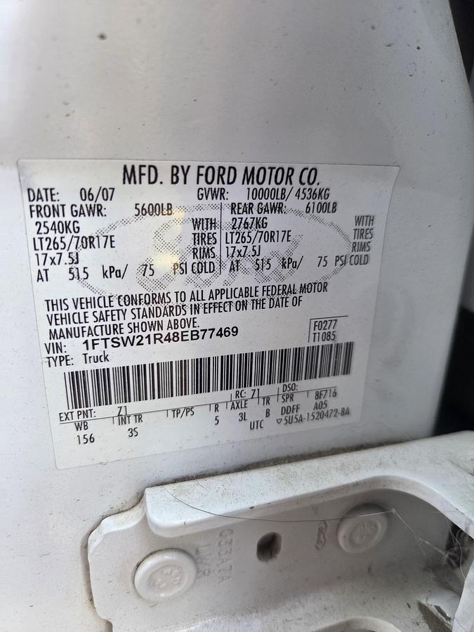 Used 2008 Ford F-250 Super Duty