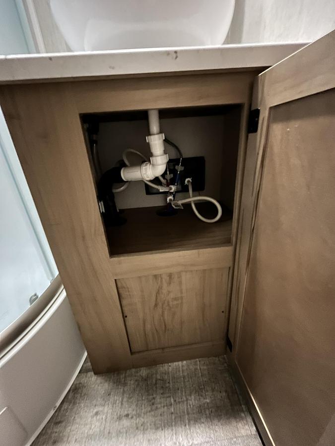 Used 2024 Forest River Cherokee Grey Wolf Black Label 22RRBL Travel Trailer Toy Hauler