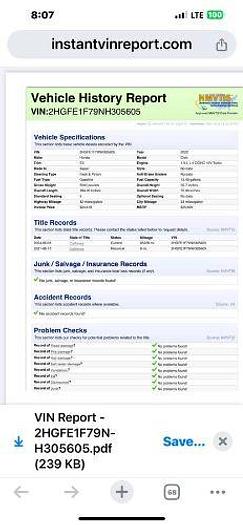 Used 2022 Honda Civic Sedan EX