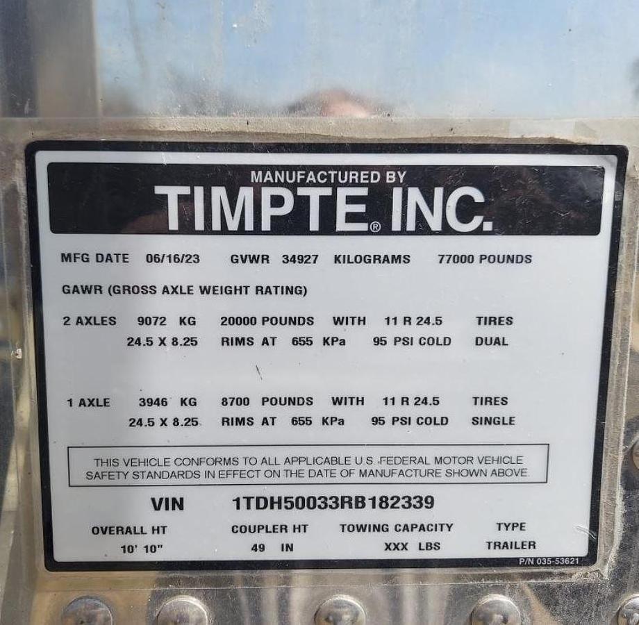 Used 2024 Timpte Trailer
