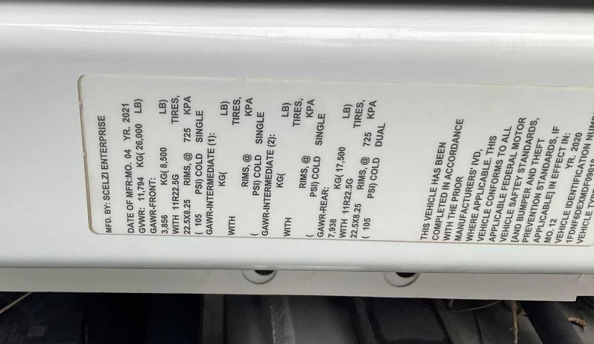 Used 2021 Ford F650 Dump Truck