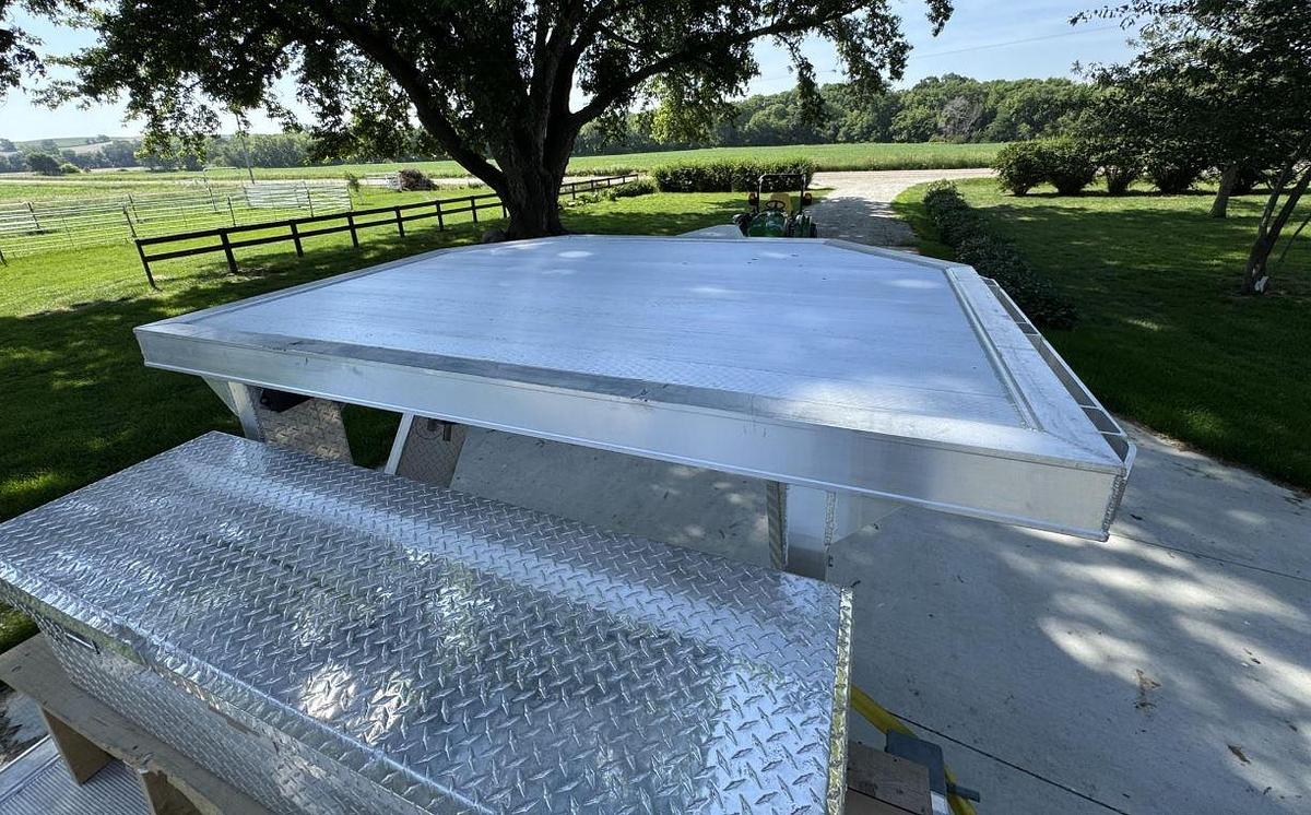 Used 2020 Alum-Line Gooseneck Flatbed Trailer