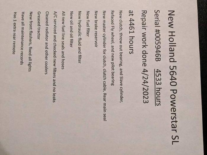 Used 1996 NEW HOLLAND 5640