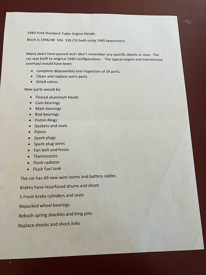 Used 1941 Ford Tudor Standard Sedan