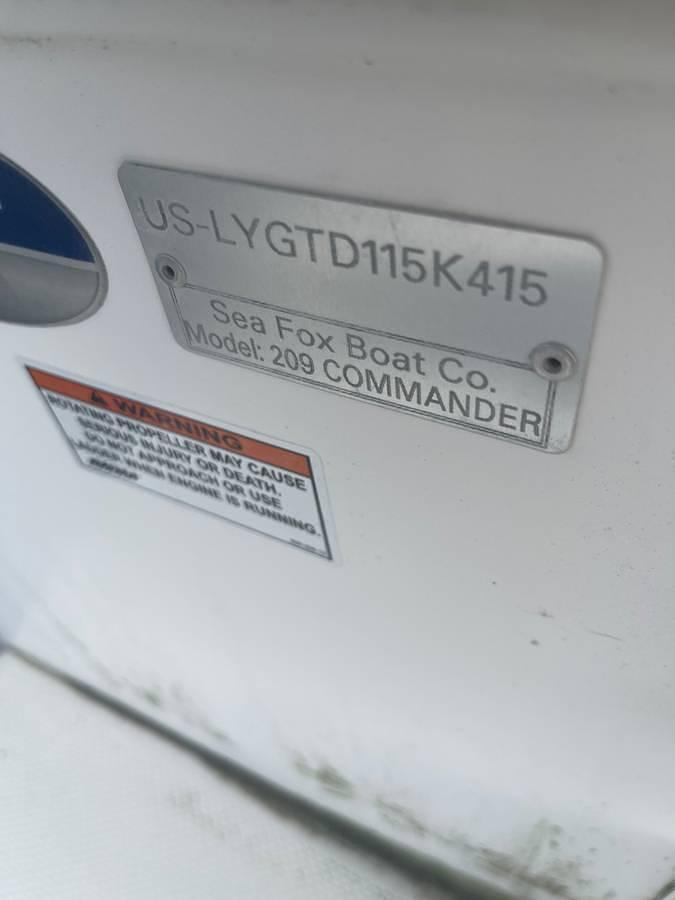 Used 2015 Sea Fox 209 Commander