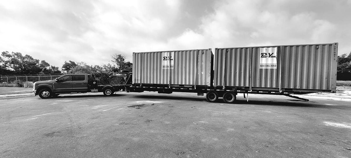 Used 2024 RAWMAXX Lonestar GN469 Full Tilt Container Trailer