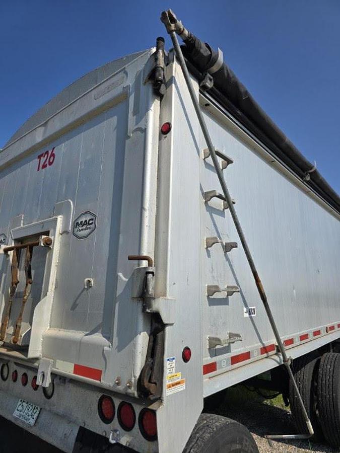 Used 2008 MAC 40' x 102" Aluminum End Dump Trailer