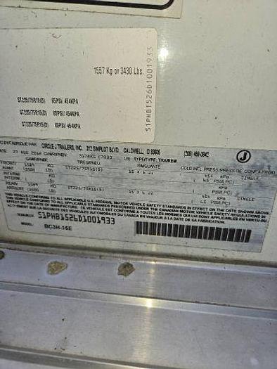 Used 2013 Circle J Bronco 3 Horse Slant Trailer