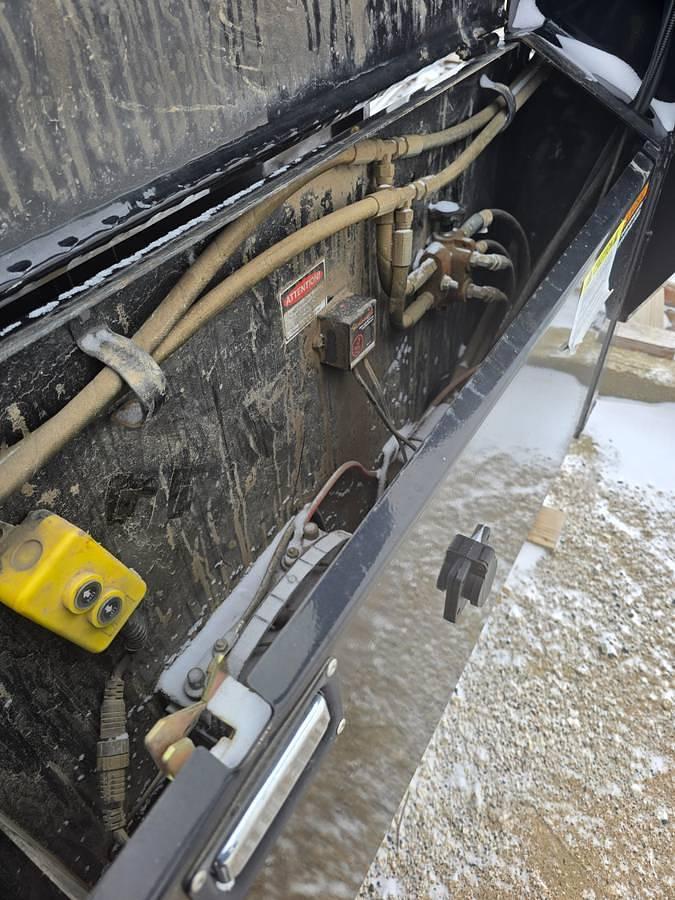 Used 2022 H&H 16' x 6' Gooseneck Dump Trailer