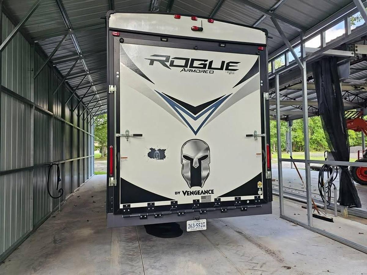 Used 2022 Forest River Vengeance Rogue Armored 371A13 Toy Hauler
