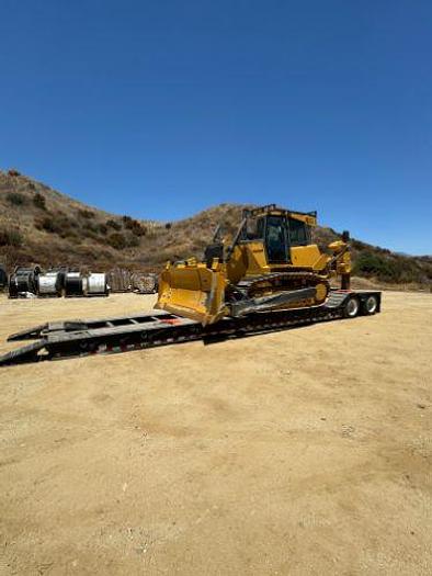 Used 2022 Bron Y3 V100 Plow attached to a 2009 John Deere 850JR Dozer