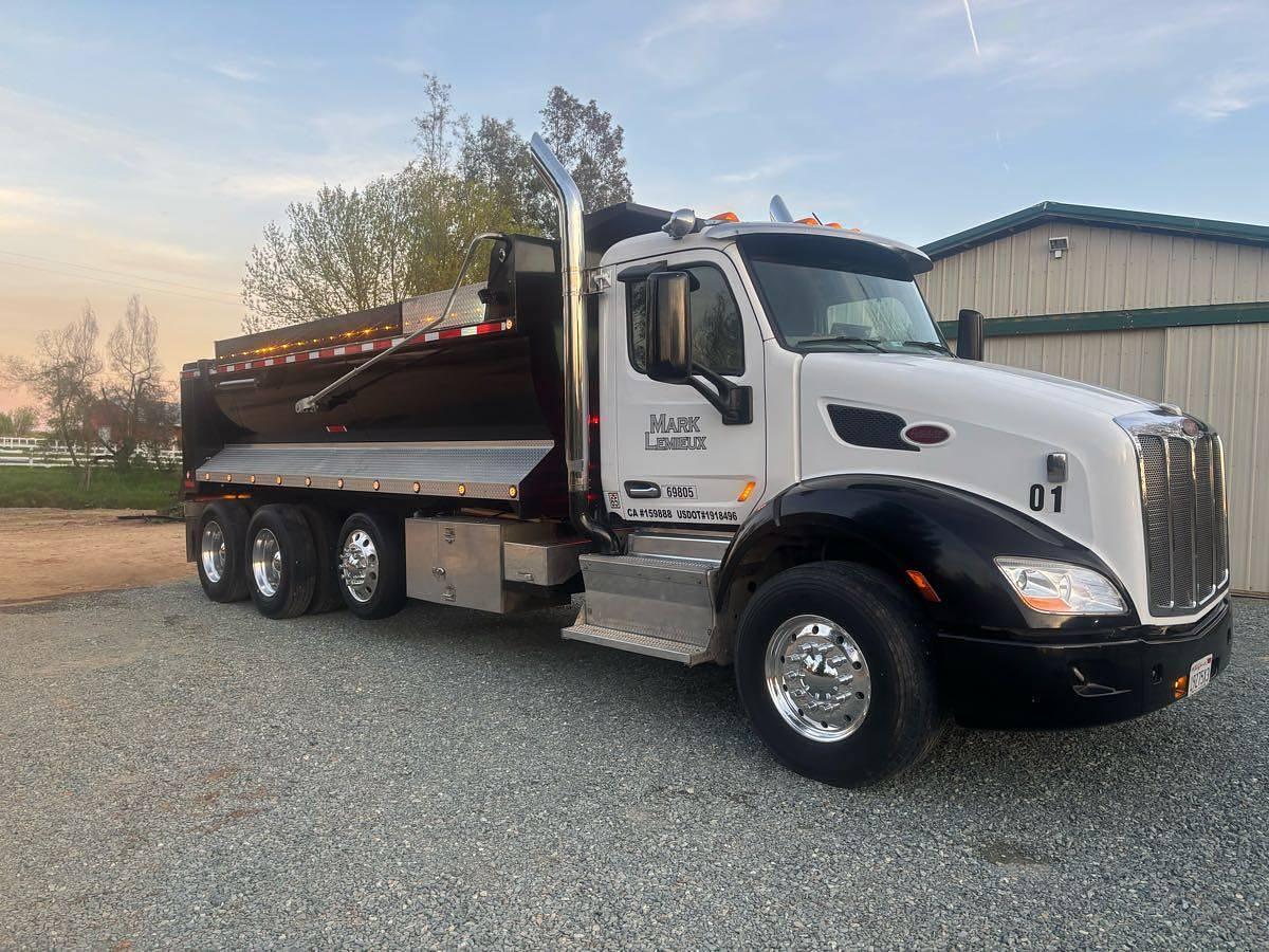 Used 2018 Peterbilt 579 Four Axle Dump Truck