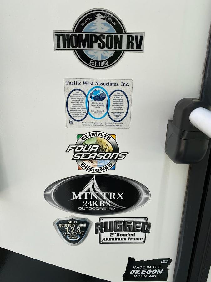 Used 2022 Outdoors RV Back Country Series Mtn Trx 24KRS Travel Trailer