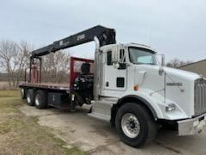 Used 2013 KENWORTH T800 With 2013 Hiab XS 355 Hi Pro Crane