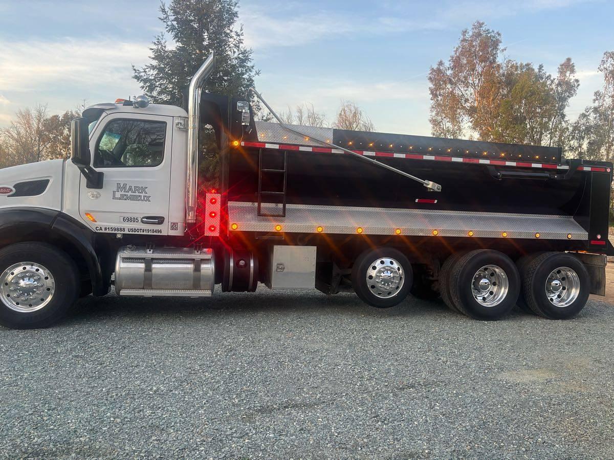 Used 2018 Peterbilt 579 Four Axle Dump Truck