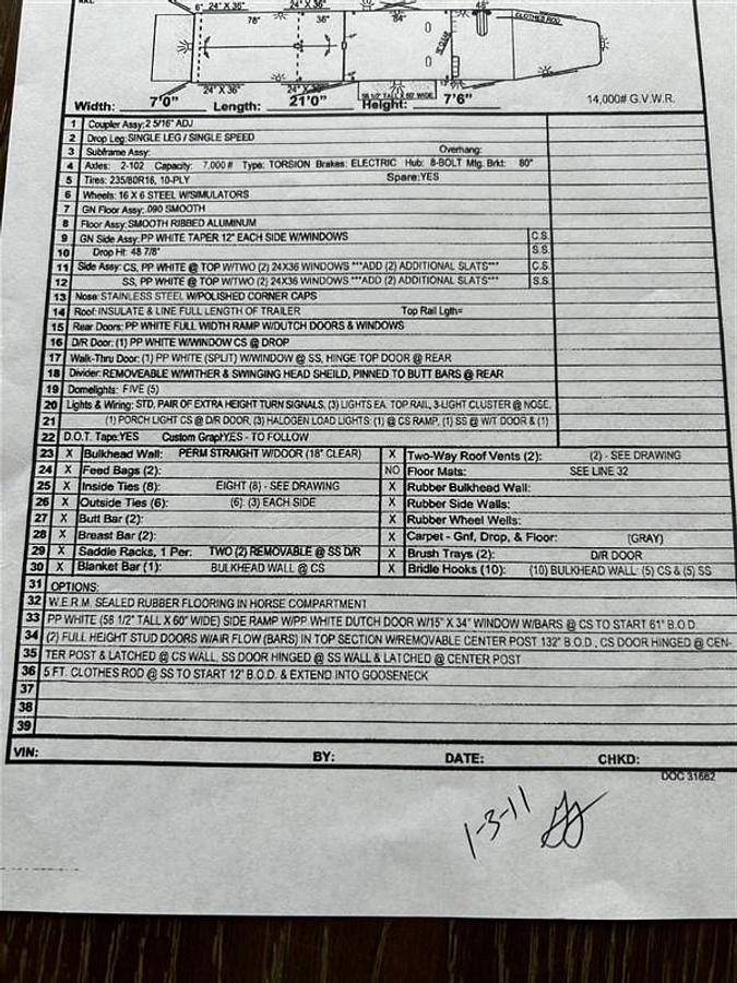 Used 2011 4 Star Three Horse Trailer with Living Quarters