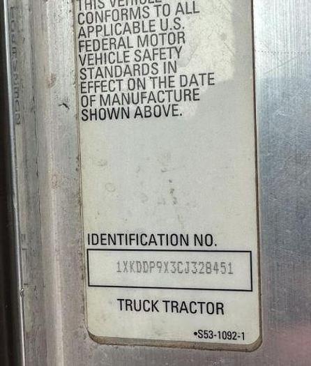 Used 2012 KENWORTH T800