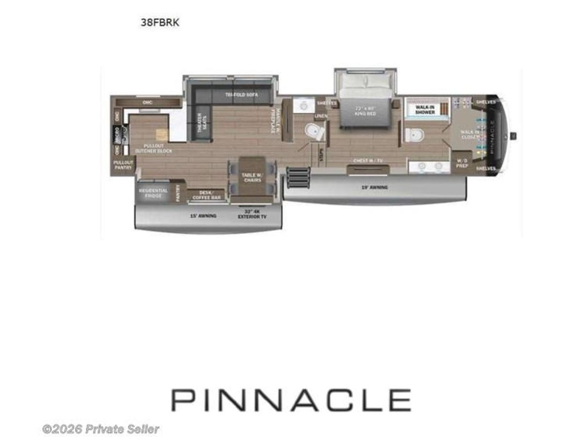 Used 2024 Jayco Pinnacle 38fbrk