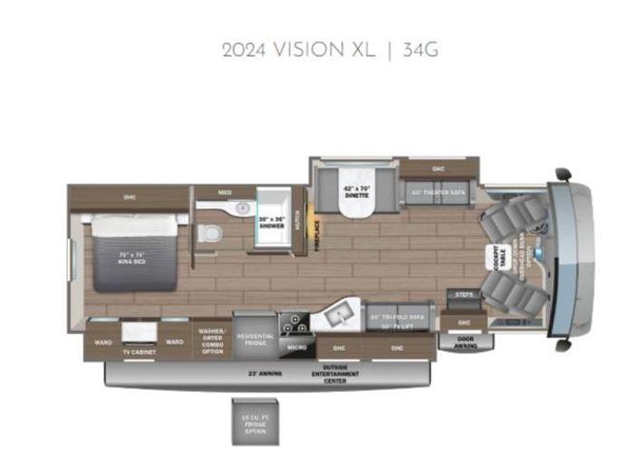 Used 2024 Entegra Coach Vision Xl 34G