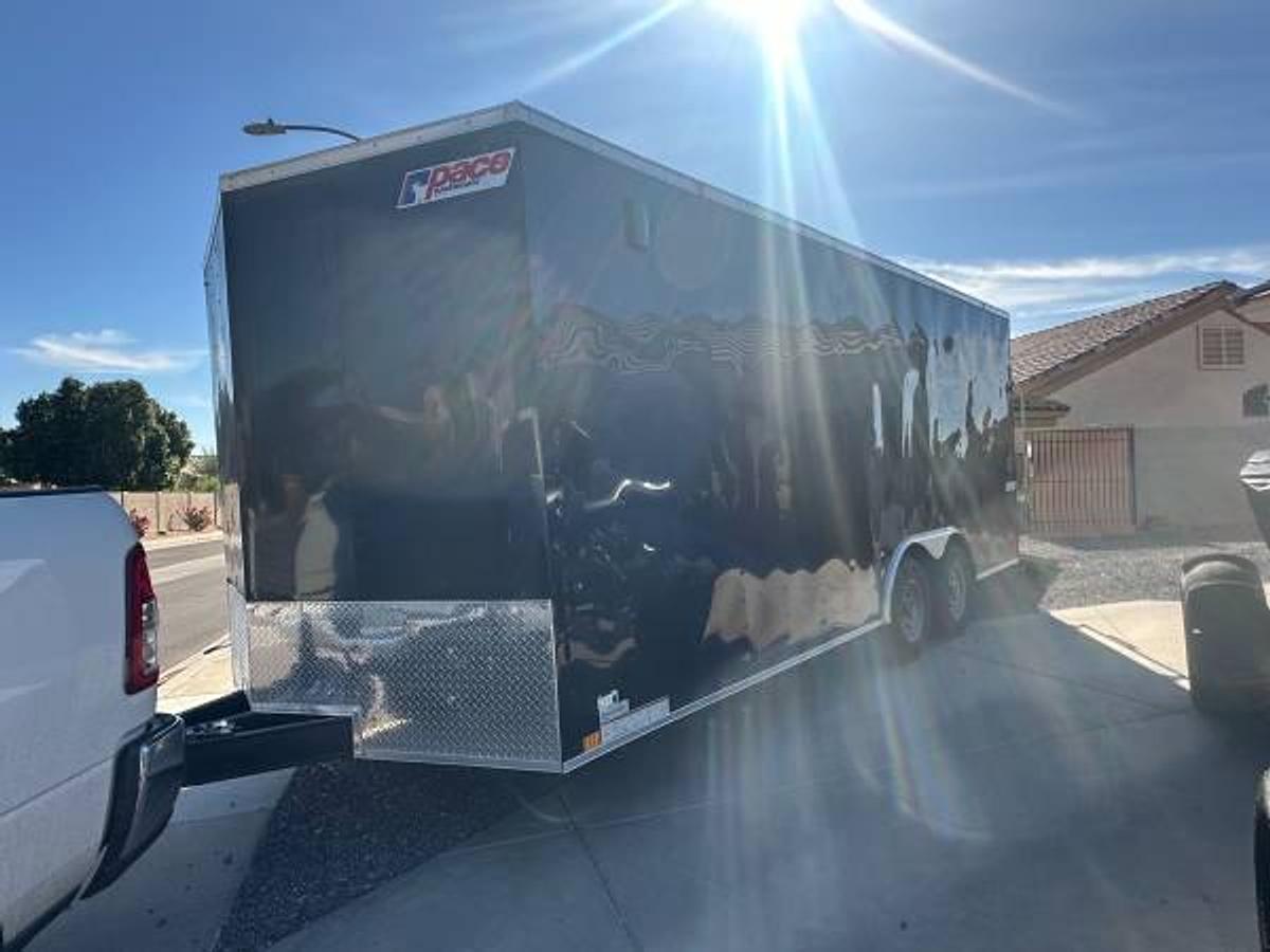Used 2023 Pace Enclosed 20 ft. Trailer