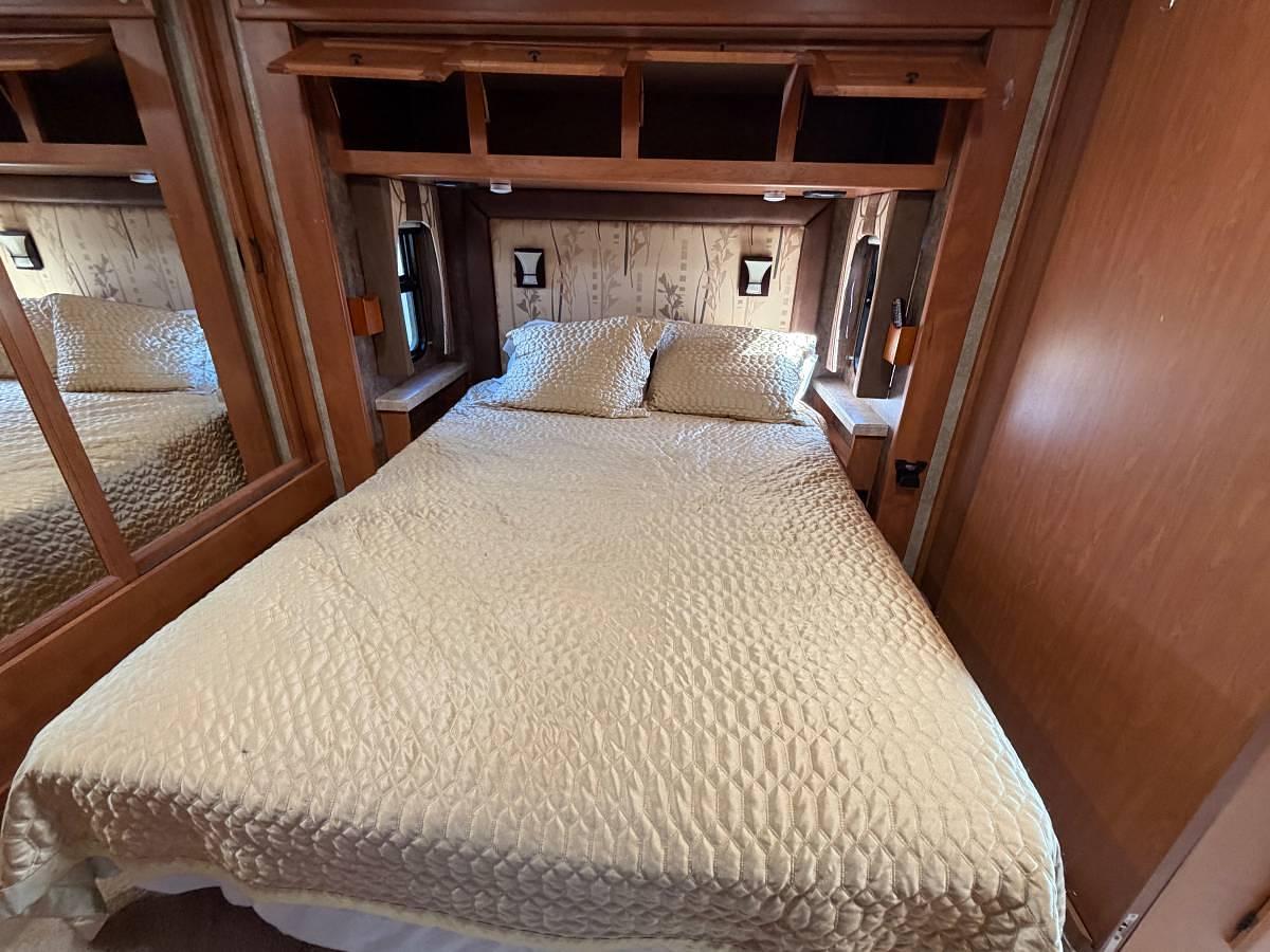 Used 2011 Tiffin Allegro Red Class C Motorhome w/ 2020 Jeep Wrangler Rubicon