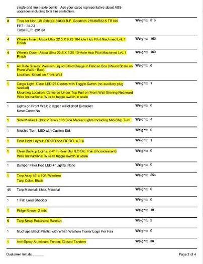 Used 2017 Western Trailers Express Walking Floor