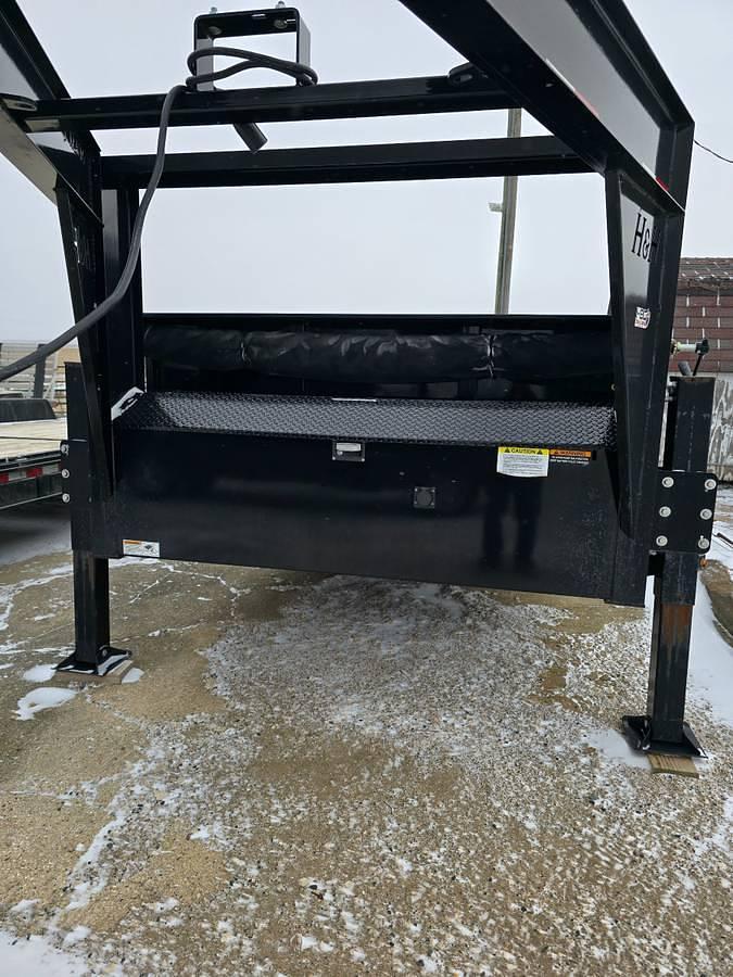 Used 2022 H&H 16' x 6' Gooseneck Dump Trailer